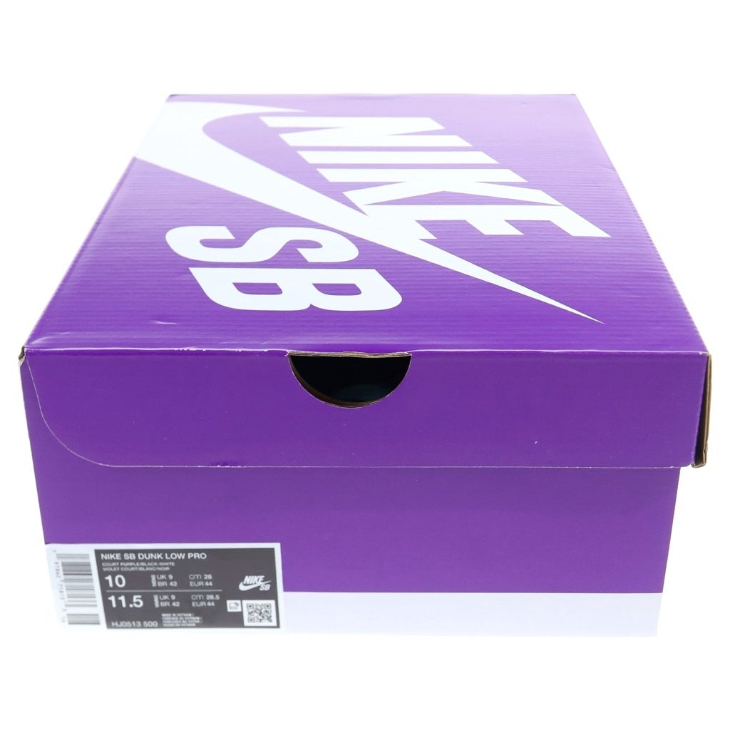 NIKE SB(ナイキエスビー) ×HAYLEY WILSON DUNK LOW PRO HJ0513-500 ヘイリーウィルソン ダンクローカットスニーカー パープル US10/28cm