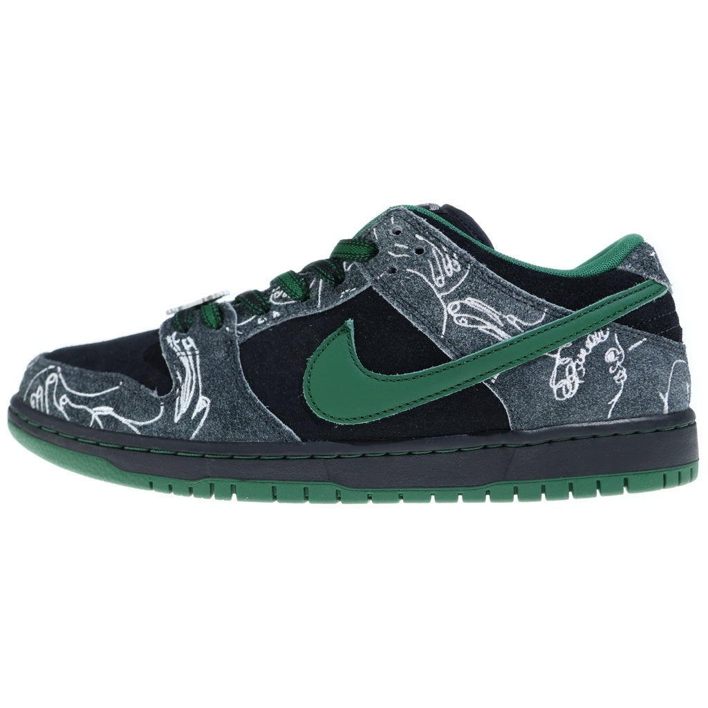 NIKE SB(ナイキエスビー) ×There Skateboards DUNK LOW PRO HF7743-001 ゼアスケートボード ローカットスニーカー グリーン/ブラック US10.5/28.5cm