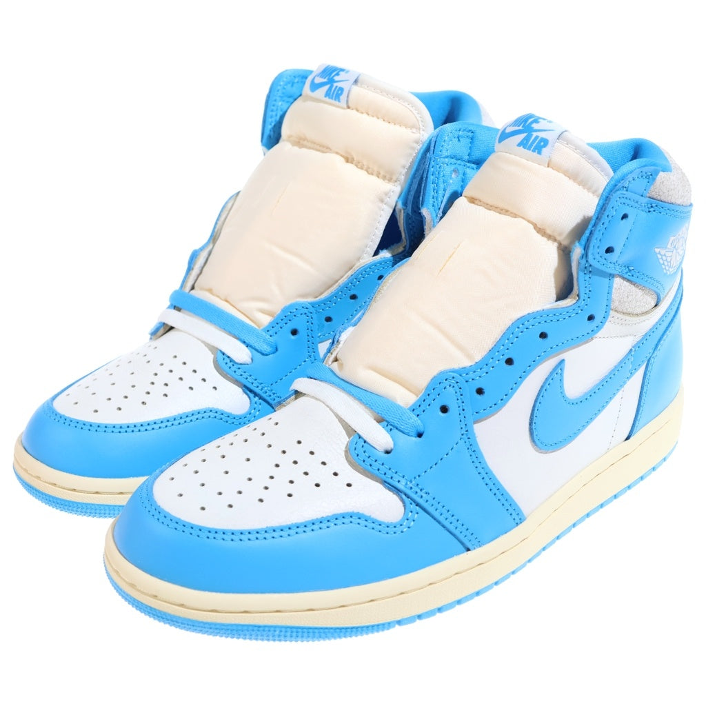NIKE(ナイキ) AIR JORDAN 1 RETRO HIGH OG UNC REIMAGINED DZ5485-402 エアジョーダン1 レトロ UNC リイマジンド ハイカットスニーカー ライトブルー/ホワイト US10/28cm