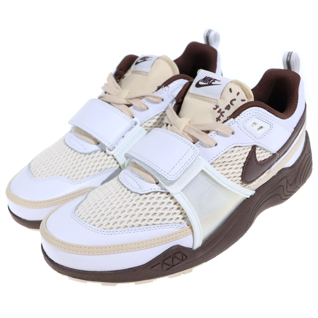NIKE(ナイキ) ×TRAVIS SCOTT ZOOM FIELD JAXXHQ3073-100 トラヴィススコット ズーム フィールド ジャックス ローカットスニーカー ブラウン/ホワイト US29/11cm