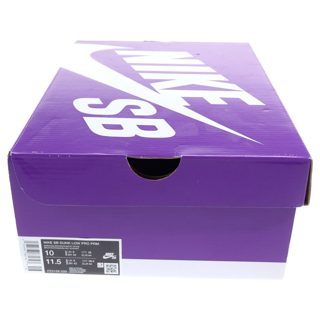 NIKE SB(ナイキエスビー) DUNK LOW PRO BIG MONEY SAVINGS FZ3129-200 ダンク プロ ビック マニー セービングス ローカットスニーカー ブラウン US10/28cm