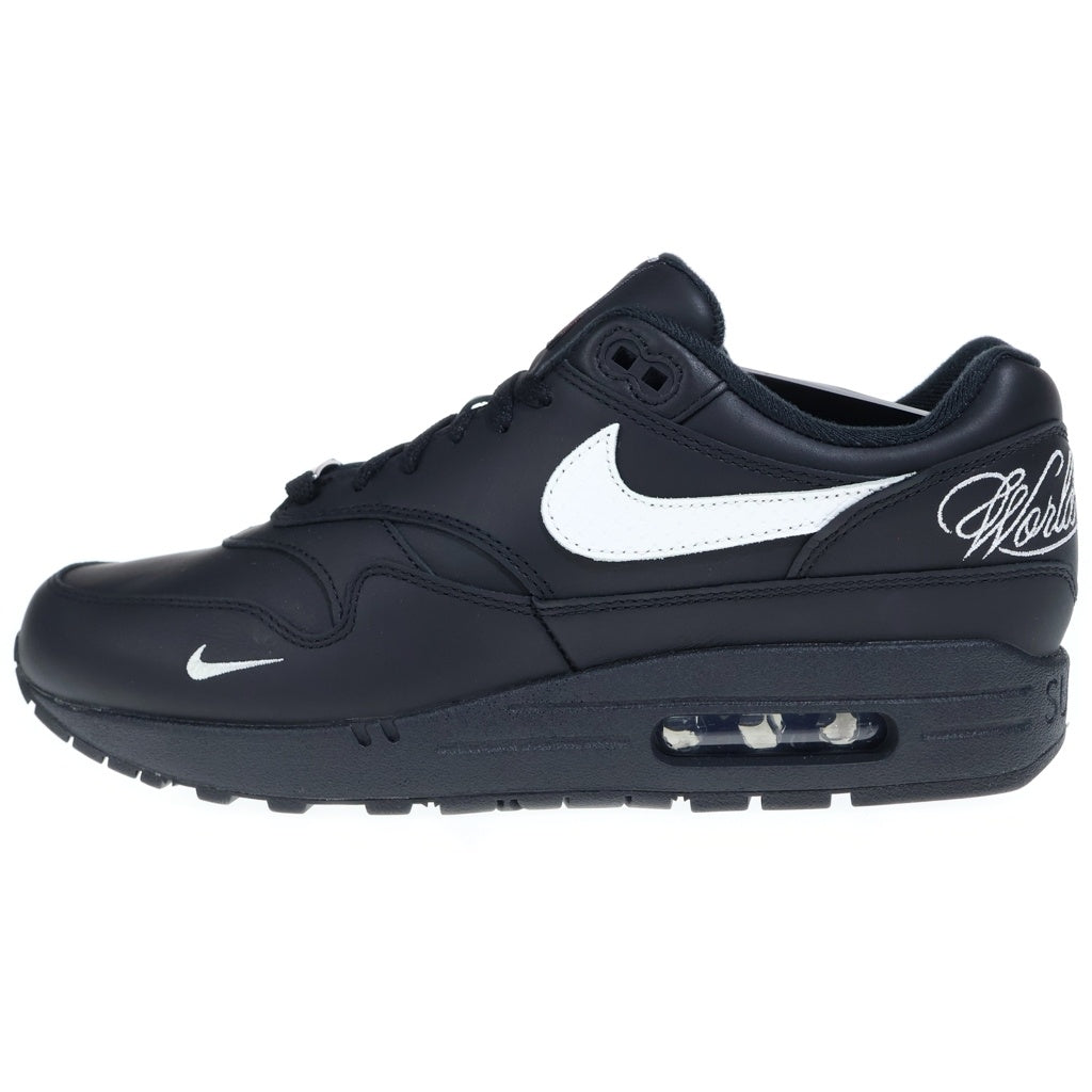 NIKE(ナイキ) ×SUPREME AIR MAX 1 87 SP HF8813-001 シュプリーム エアマックス ローカットスニーカー ブラック US10/28cm