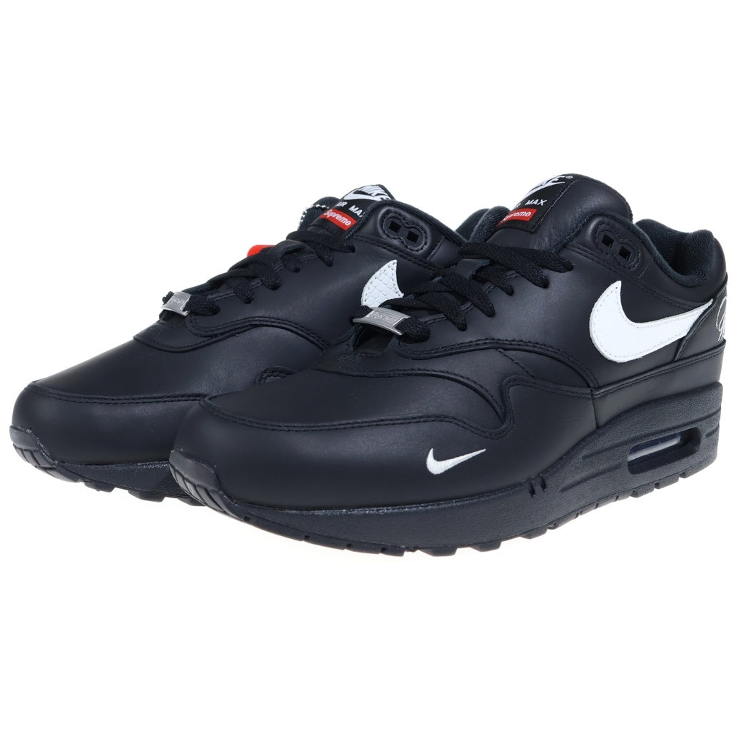 NIKE(ナイキ) ×SUPREME AIR MAX 1 87 SP HF8813-001 シュプリーム エアマックス ローカットスニーカー ブラック US10/28cm