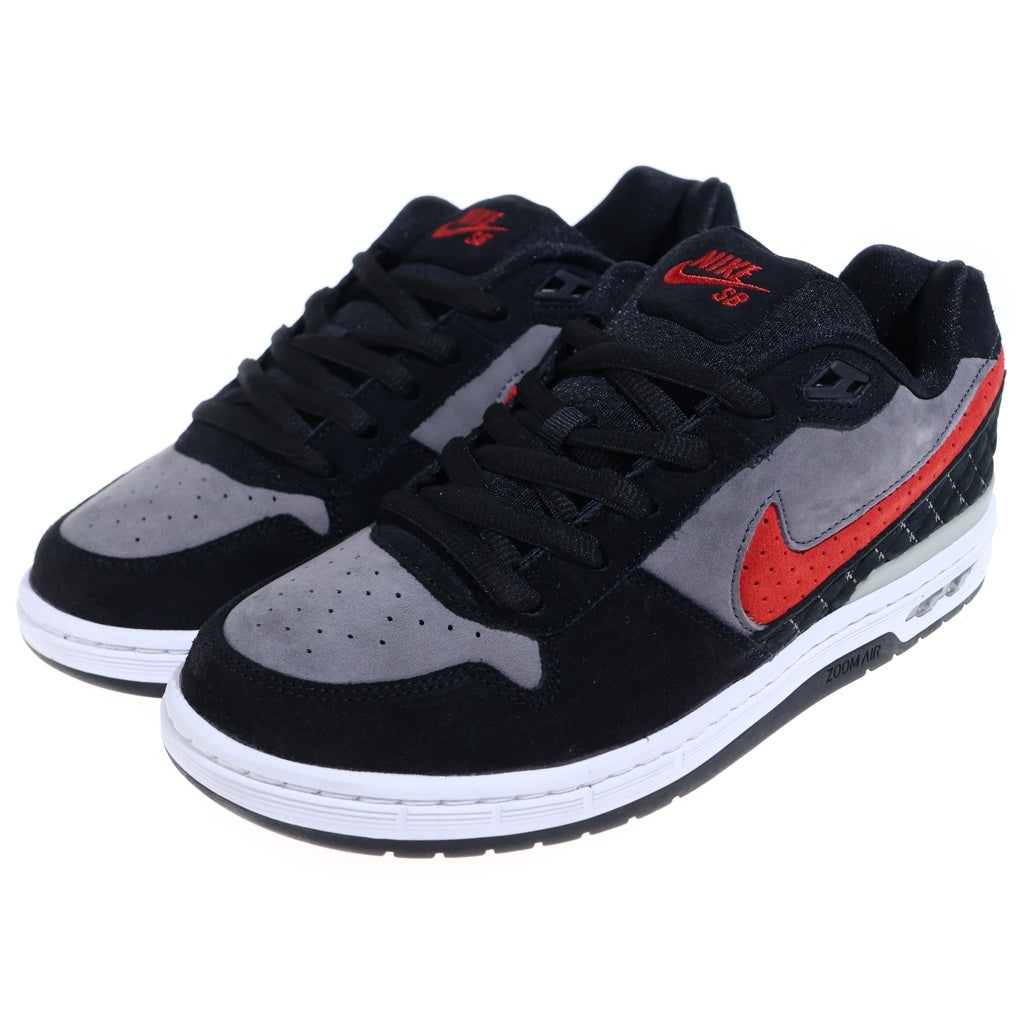 NIKE SB(ナイキエスビー) ×PAUL RODRIGUEZ ZOOM AIR LOW IM7147-001 ポール ロドリゲス ズーム エアーローカットスニーカー ブラック/グレー US10.5/28.5cm