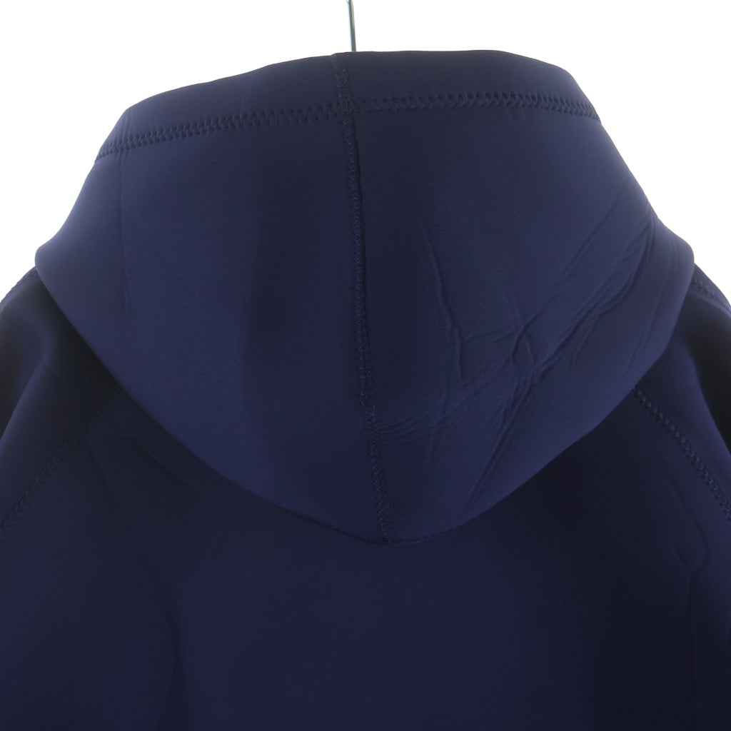 STUSSY(ステューシー) ×Wales Bonner NEOPRENE HOODIE ウェールズボナー ネオプレン フーディー スウェット プルオーバー パーカー ブルー 315517