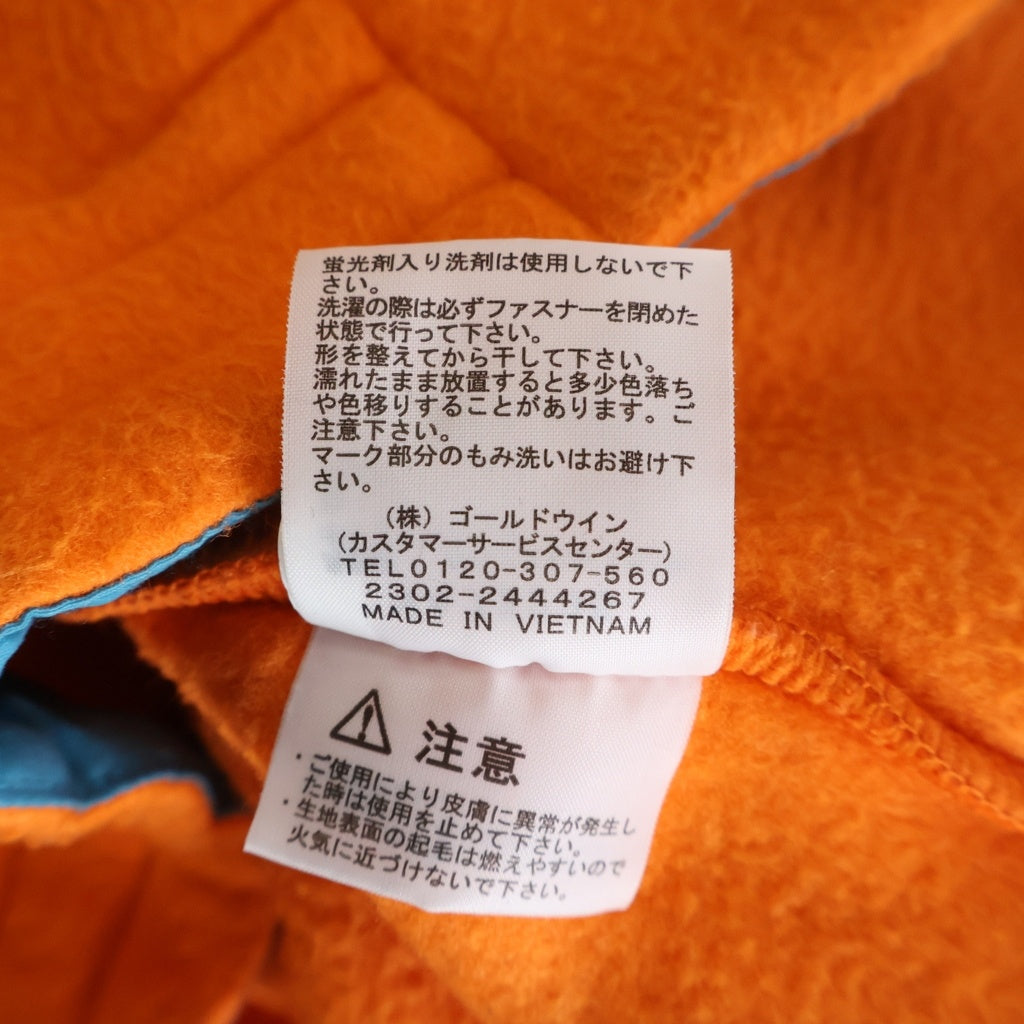 THE NORTH FACE(ザノースフェイス) TRANS ANTARCTICA FLEECE JACKET ラバーパッチデザイン フリース ジャケット オレンジ NA72235