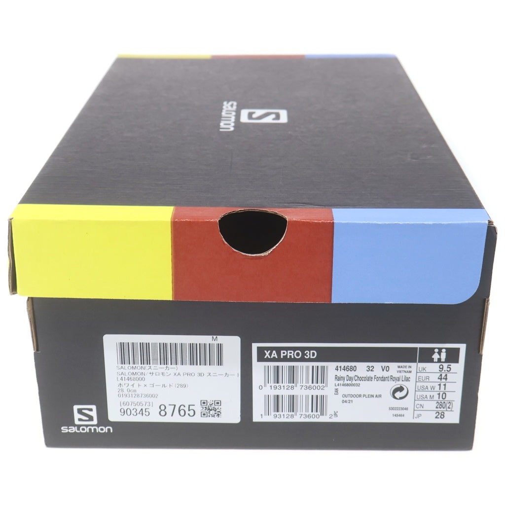 SALOMON(サロモン) XA PRO 3D メッシュ ローカットスニーカー ホワイト/ブラウン US10/28cm L4146800032