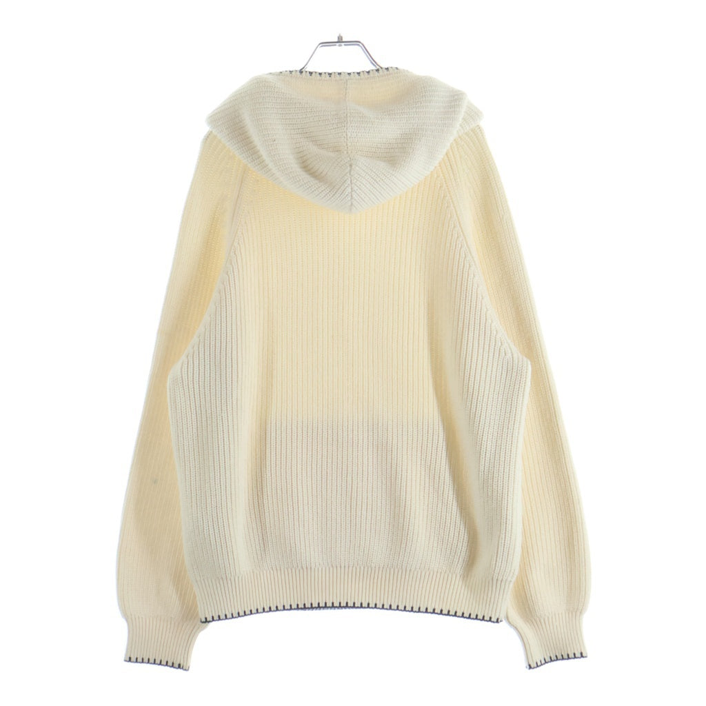 KITH(キス) プルオーバー オーバーサイズ ニットパーカー ホワイト レディース
