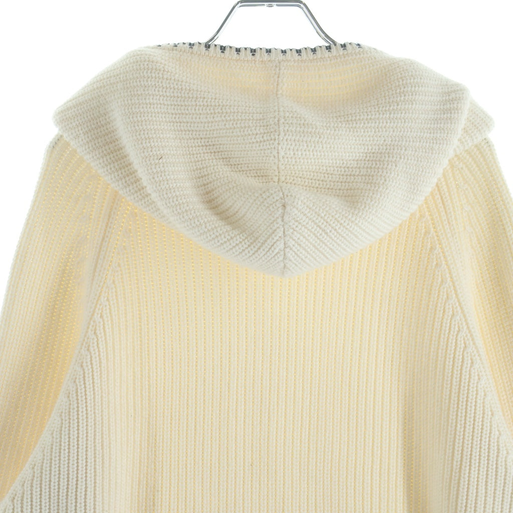 KITH(キス) プルオーバー オーバーサイズ ニットパーカー ホワイト レディース