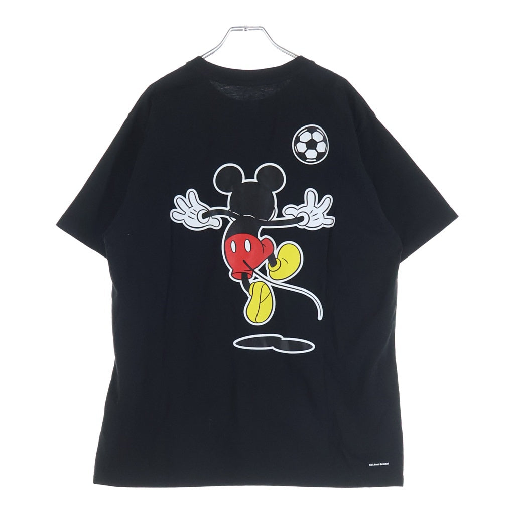 F.C.R.B.(エフシーアールビー) 22SS ×Disney DISPEN EMBLEM POCKET TEE ディズニー エンブレムポケット 半袖Tシャツ カットソー ブラック FCRB-220142