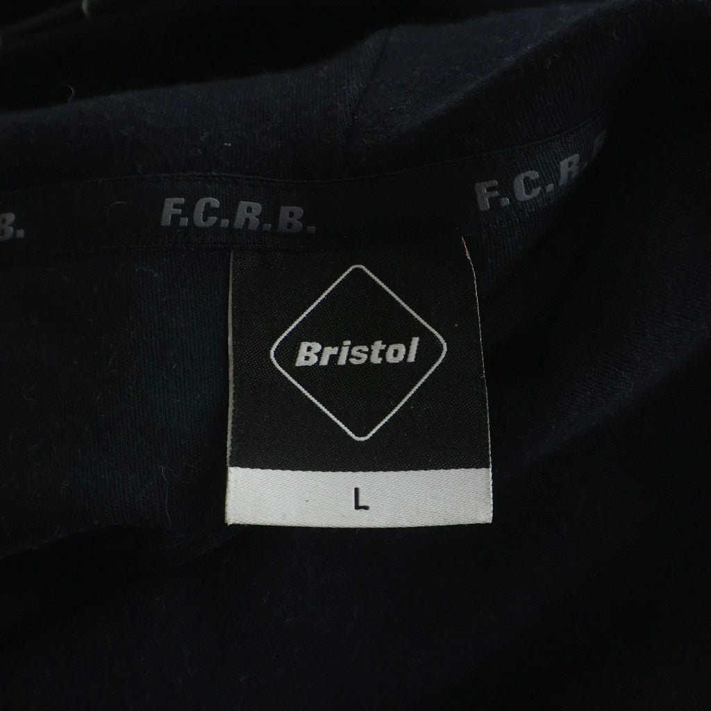 F.C.R.B.(エフシーアールビー) 21SS RELAX FIT HOODIE 総柄 スクエアデザイン ドローコード付き フーデッド スウェット プルオーバーパーカー ブラック FCRB-210053