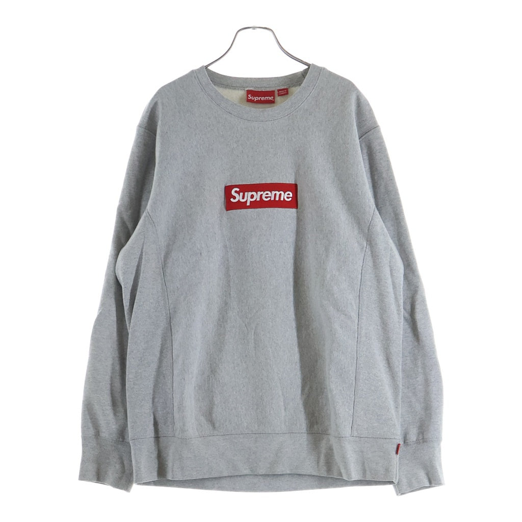 SUPREME(シュプリーム) 18AW Box Logo Crewneck ボックスロゴ クルーネック スウェットトレーナー グレー
