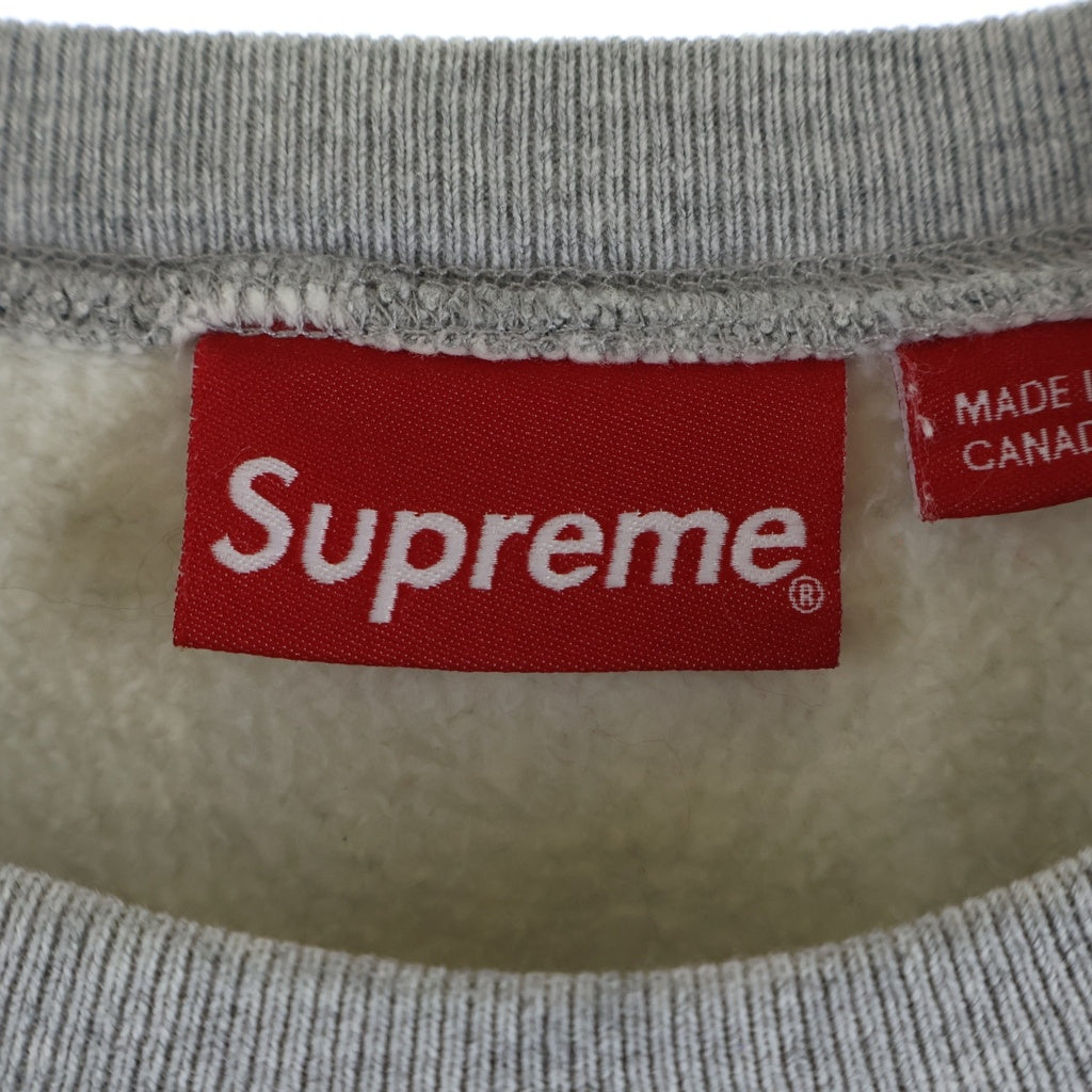 SUPREME(シュプリーム) 18AW Box Logo Crewneck ボックスロゴ クルーネック スウェットトレーナー グレー