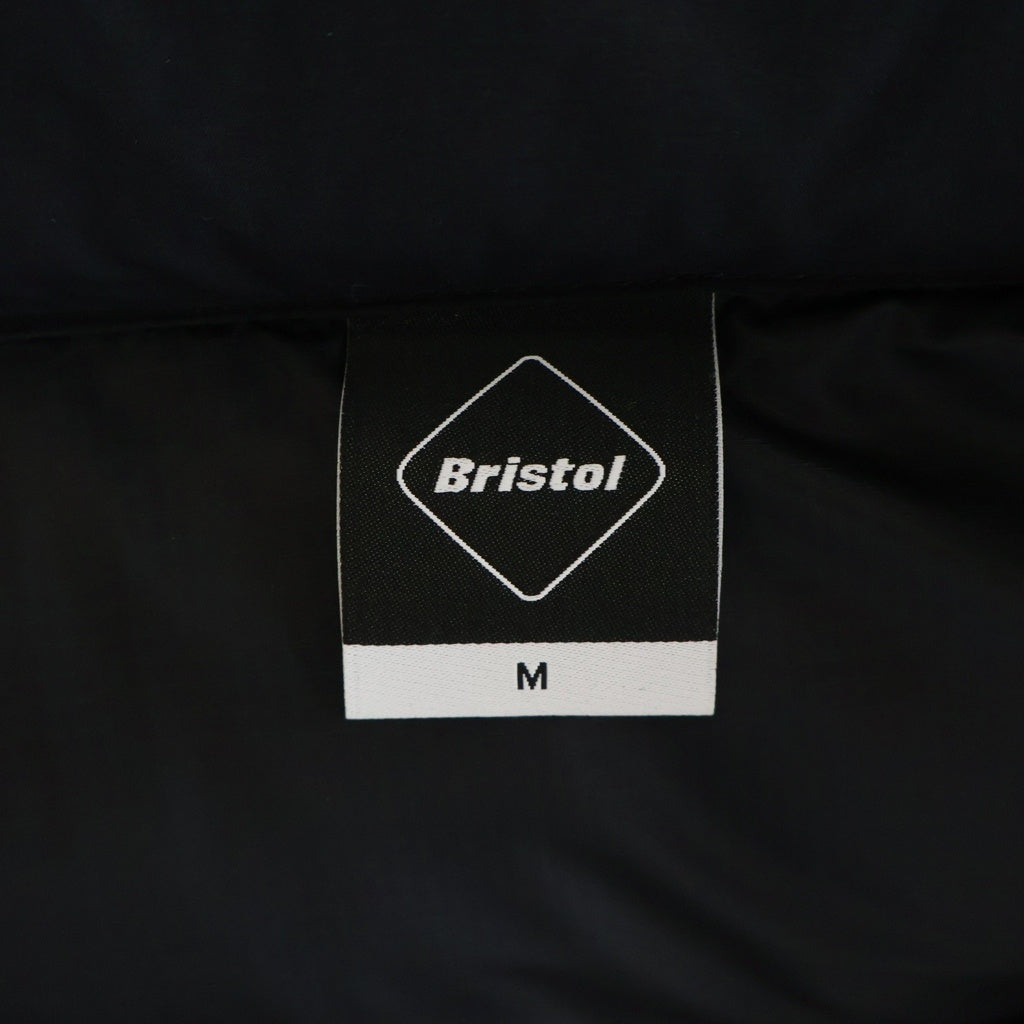 F.C.R.B./F.C.Real Bristol/FCRB(エフシーアールビー/エフシーレアルブリストル) 22AW DOWN VEST ペイズリー総柄 ダブルジップ ダウンベスト ブラック FCRB-222043