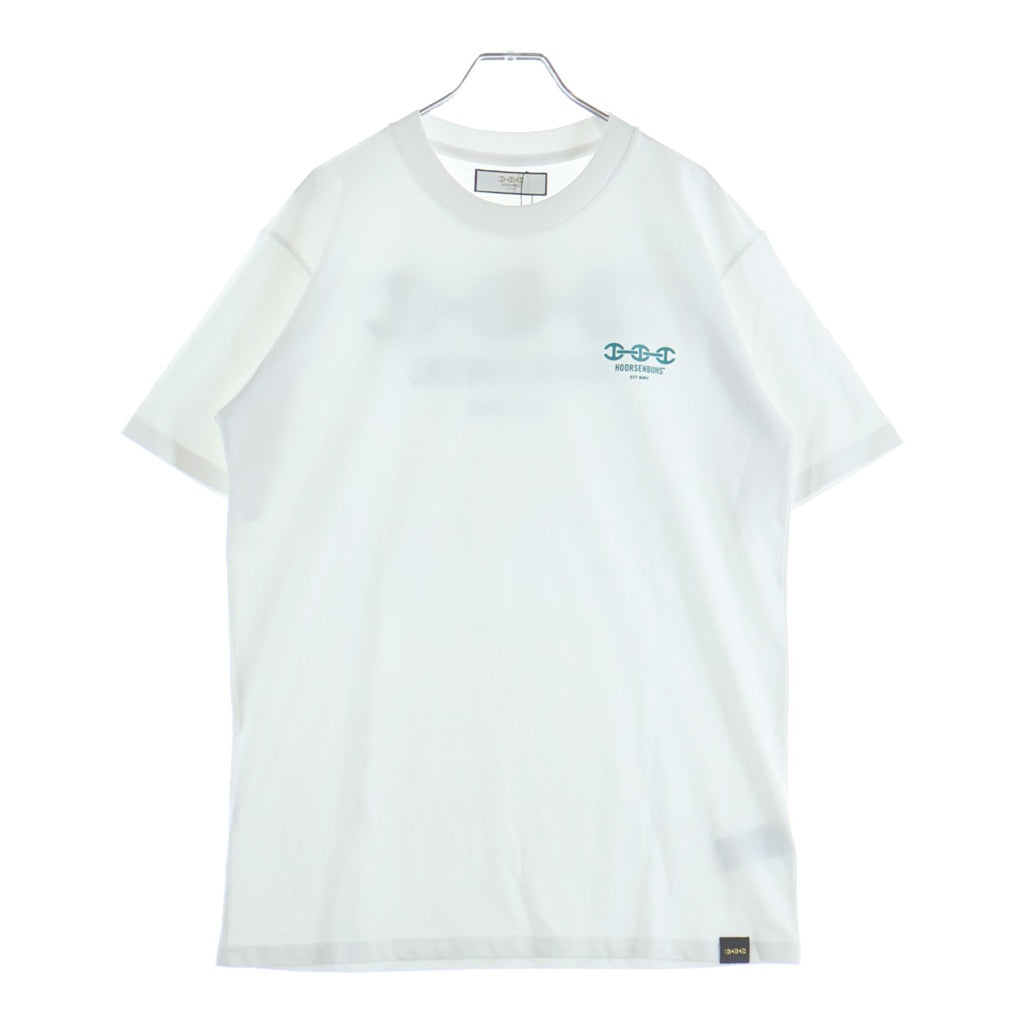 HOORSENBUHS(ホーセンブース) MAKERS MARK マーカーズマーク ロゴデザイン クルーネック 半袖Tシャツ カットソー ホワイト 9920900114