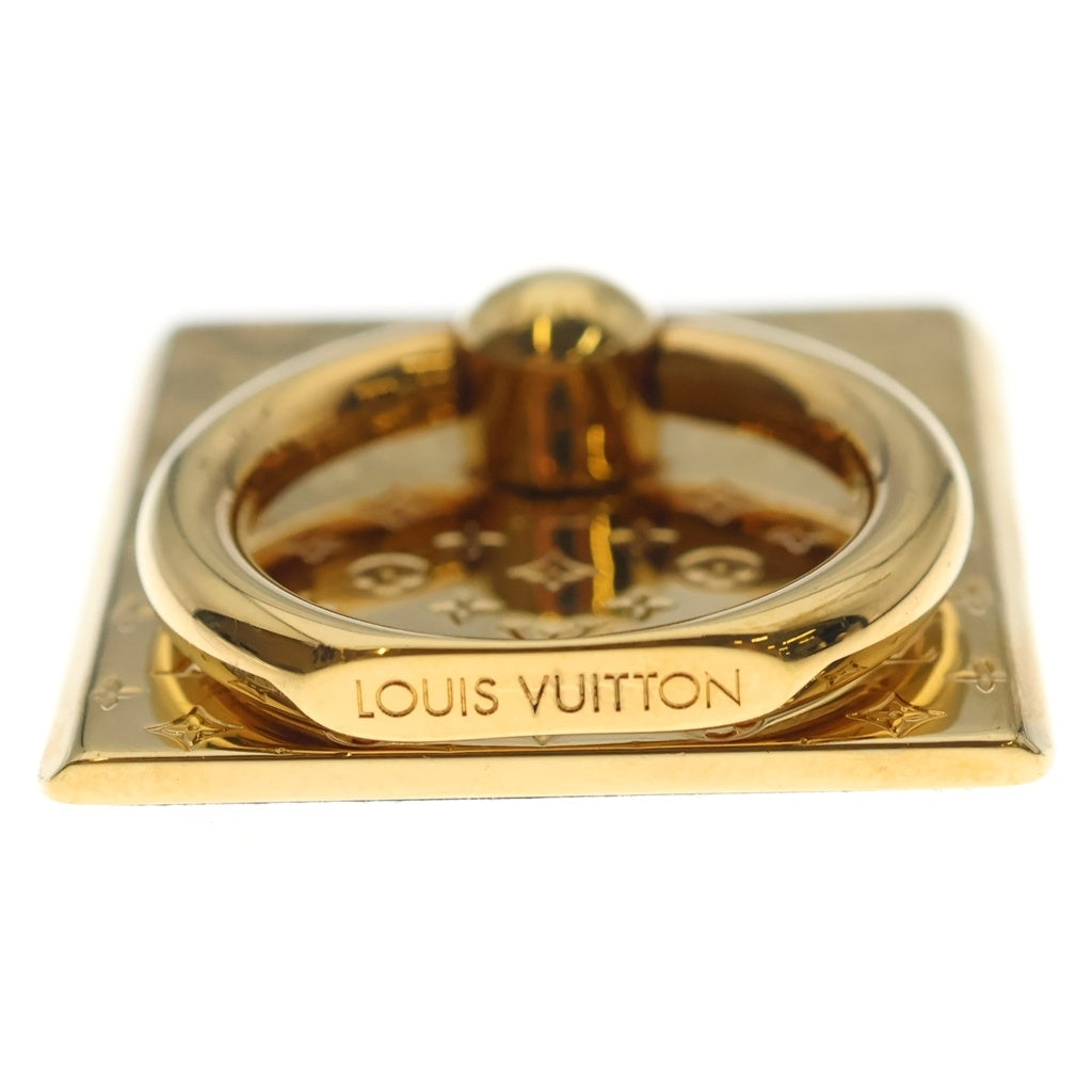 LOUIS VUITTON(ルイヴィトン) モノグラム サポート テレフォン ナノグラム モバイルアクセサリー スマホリング ゴールド M64868