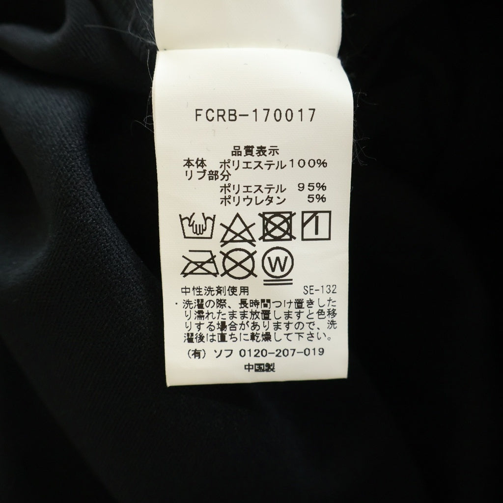 F.C.R.B./F.C.Real Bristol/FCRB(エフシーアールビー/エフシーレアルブリストル) 17SS ALL IN ONE フーデッド スターデザイン オールインワン つなぎ ブラック FCRB-170017