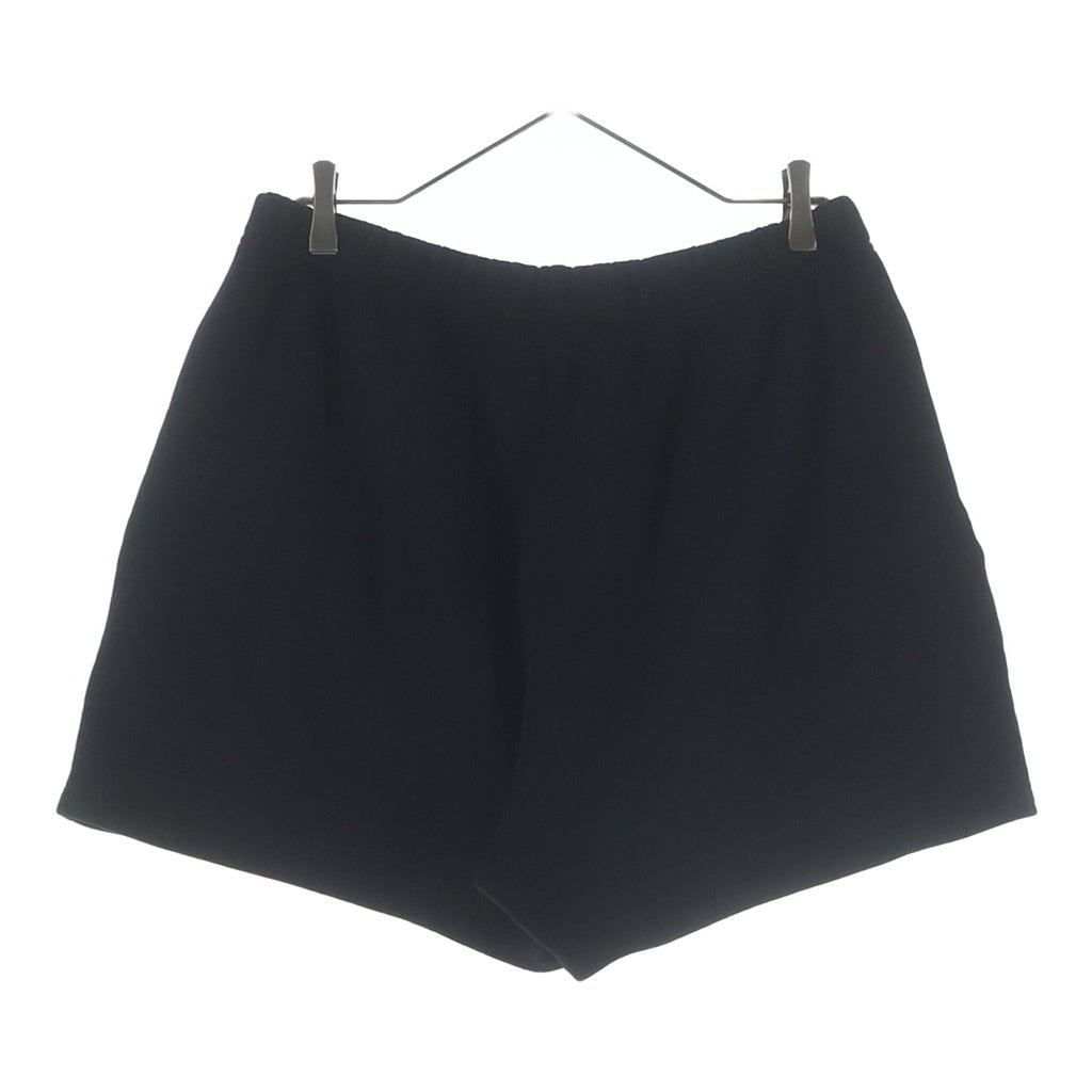 CHROME HEARTS(クロムハーツ) Y NOT SWEAT HALF PANTS ワイノット パテント ハラコレザークロスパッチ スウェット ハーフパンツ ショートパンツ ショーツ ブラック