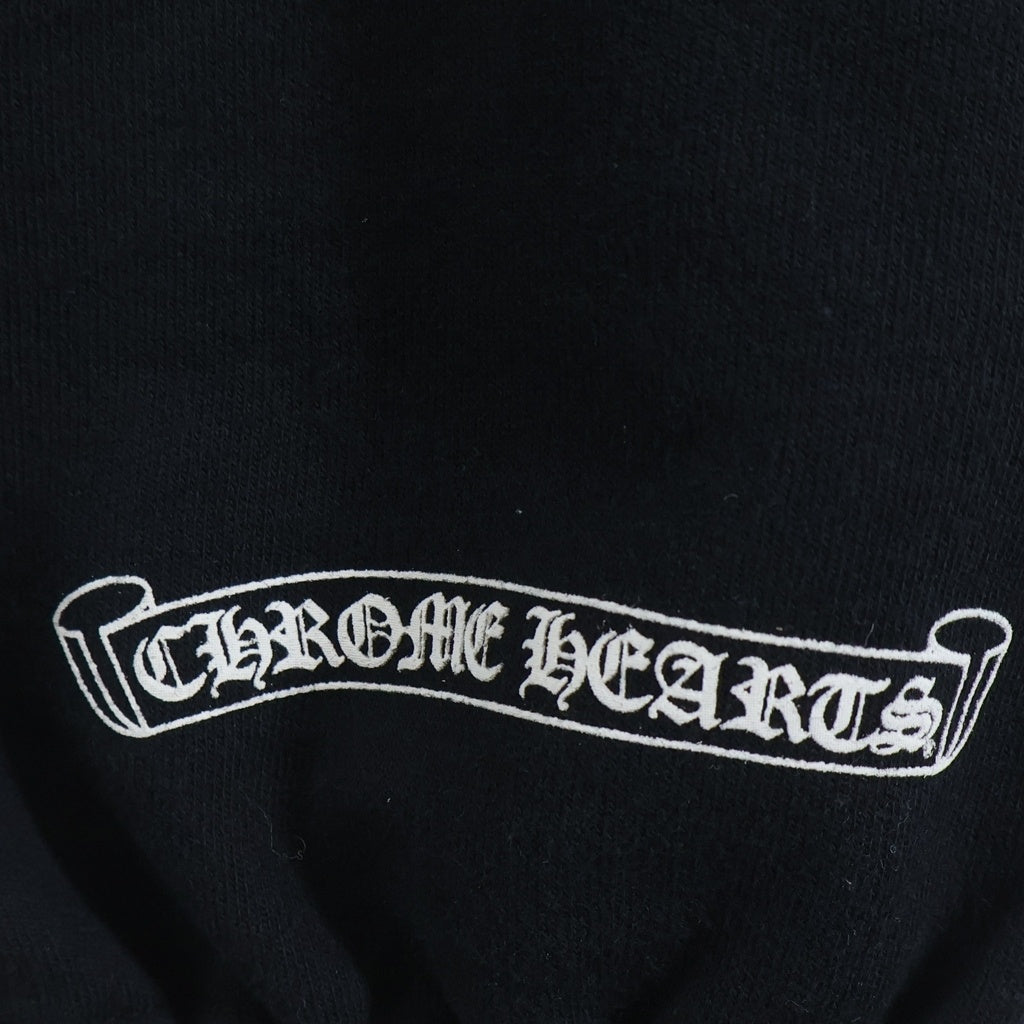 CHROME HEARTS(クロムハーツ) SWTSHRT PANTS フロントスクロールラベル サイドプリント スウェットパンツ ブラック