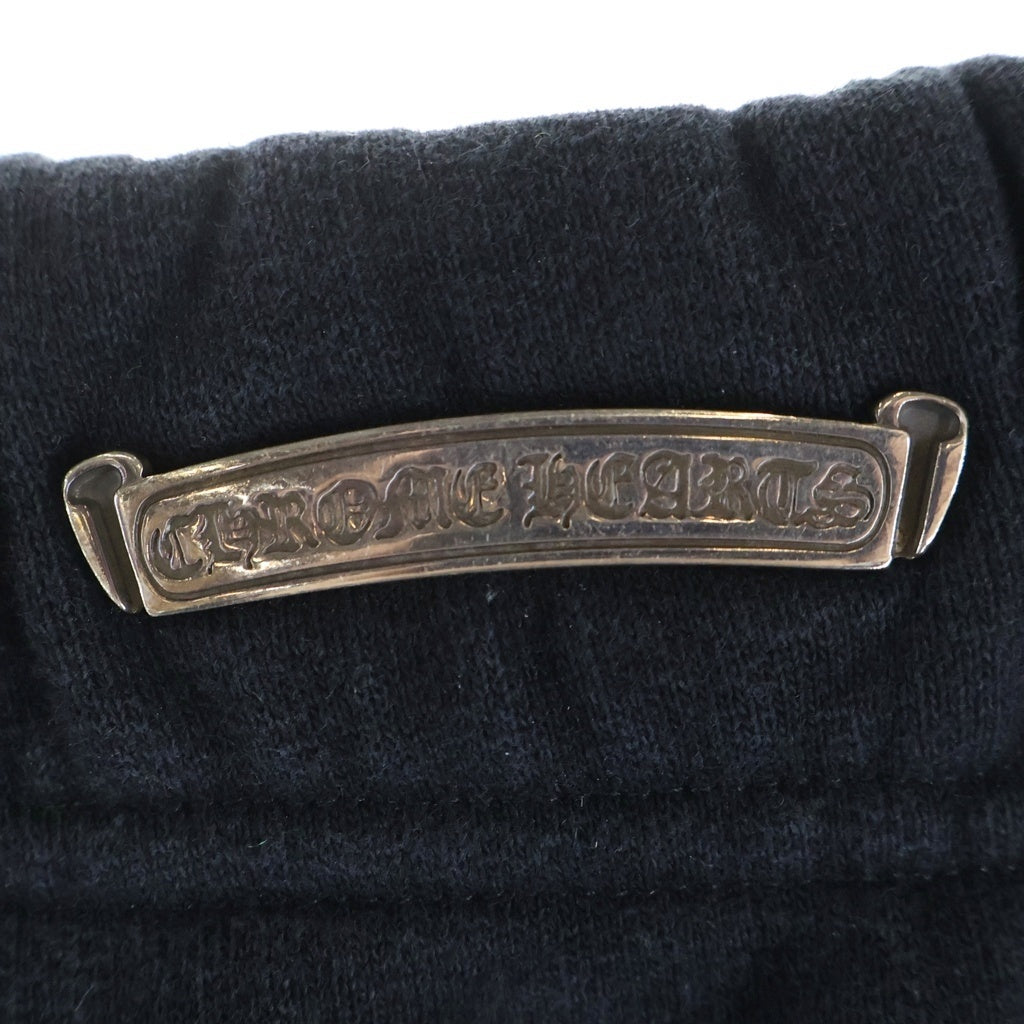 CHROME HEARTS(クロムハーツ) SAILIN Y NOT Cemetery Cross Sweat Pants ワイノット セメタリークロス刺繍 スウェットパンツ ブラック
