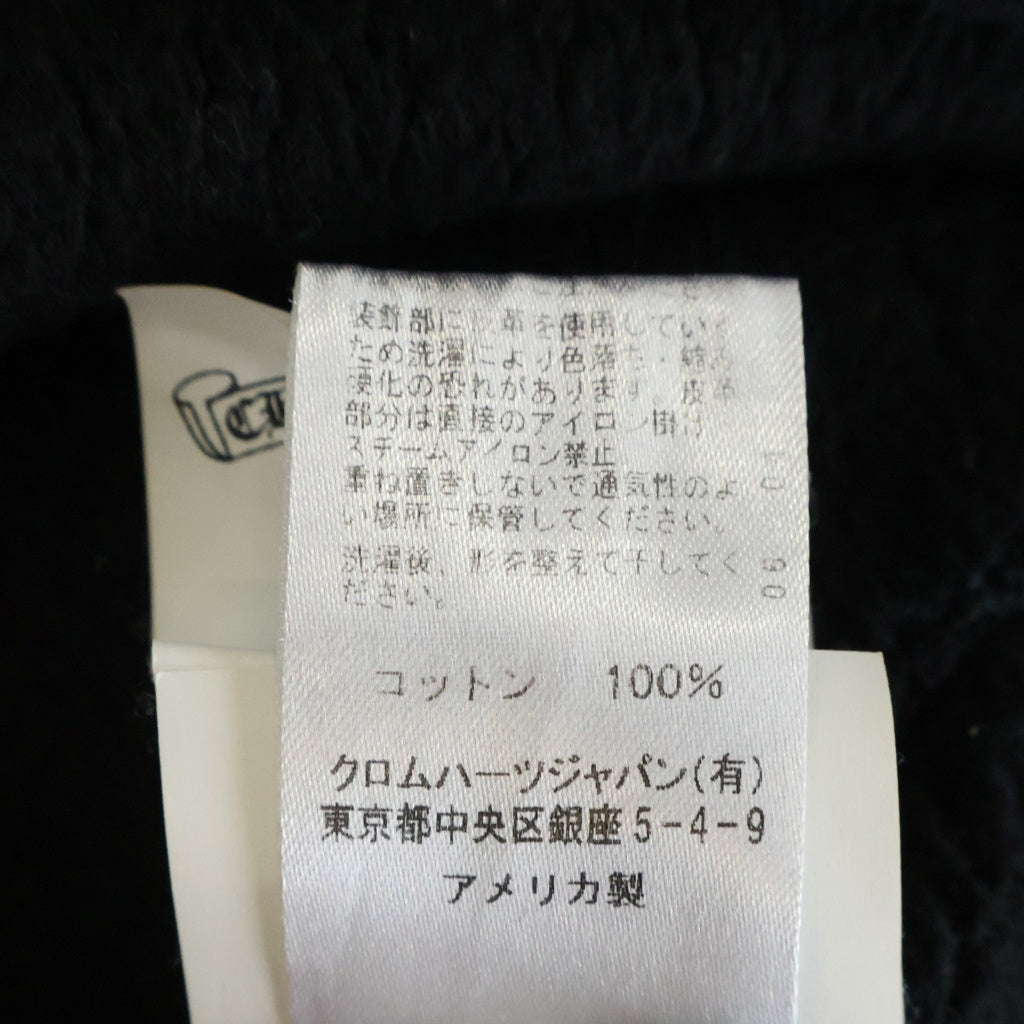 CHROME HEARTS(クロムハーツ) SAILIN Y NOT Cemetery Cross Sweat Pants ワイノット セメタリークロス刺繍 スウェットパンツ ブラック