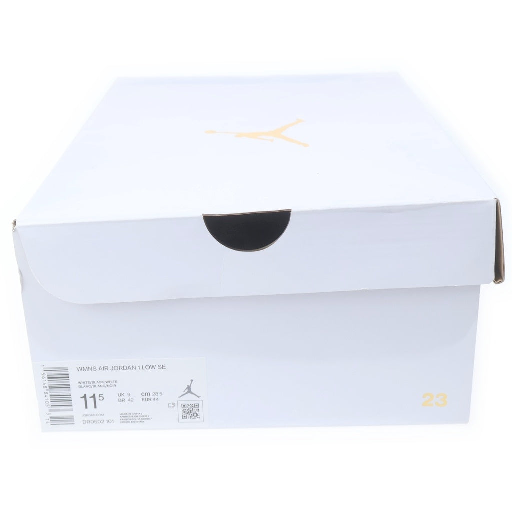 NIKE(ナイキ) WMNS AIR JORDAN 1 LOW HOMAGE DR0502-101 ウィメンズ エアジョーダン1 オマージュ ローカットスニーカー ホワイト/ブラック US11.5/28.5cm