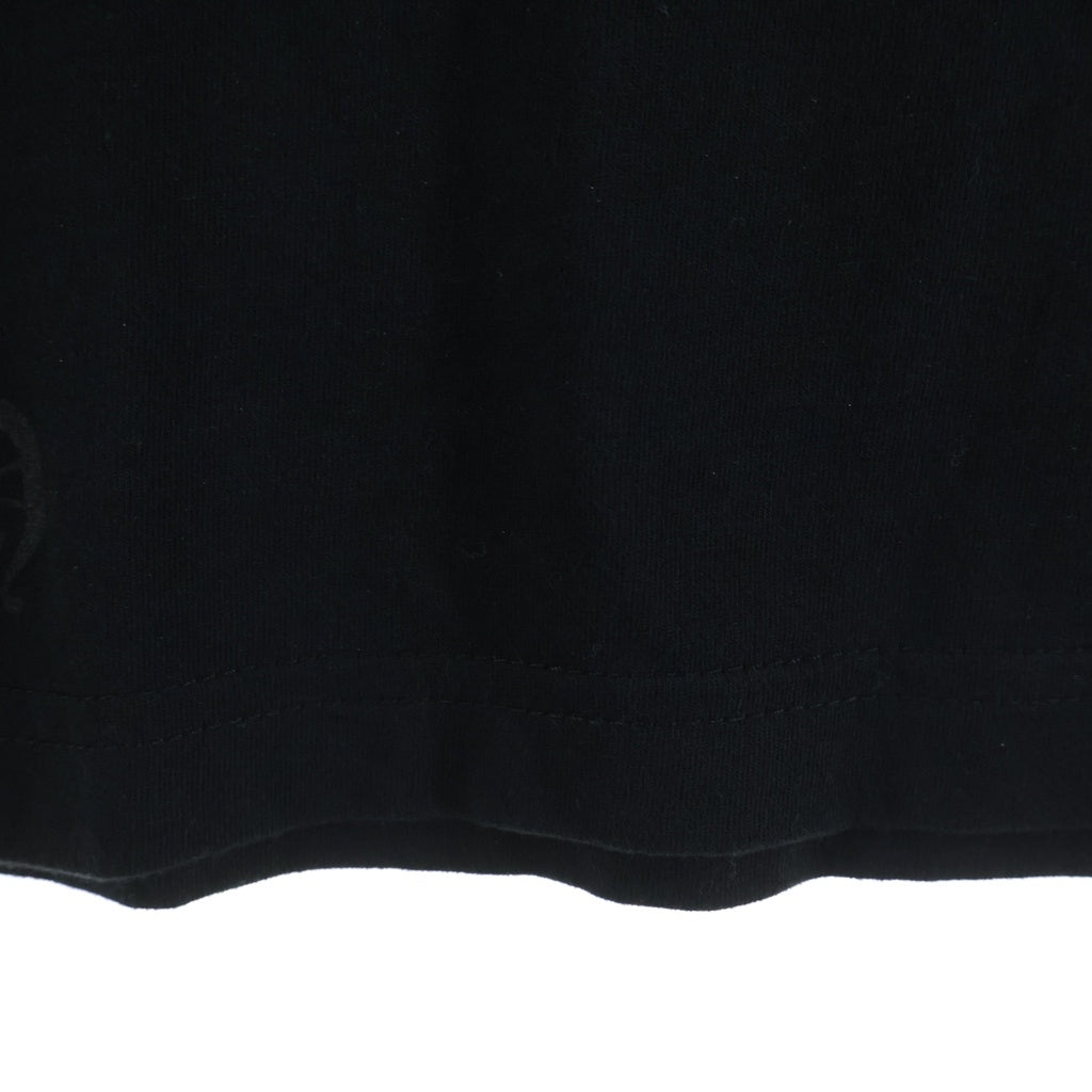CHROME HEARTS(クロムハーツ) CH T-SHIRT ネックロゴ プリント 半袖Tシャツ カットソー ブラック