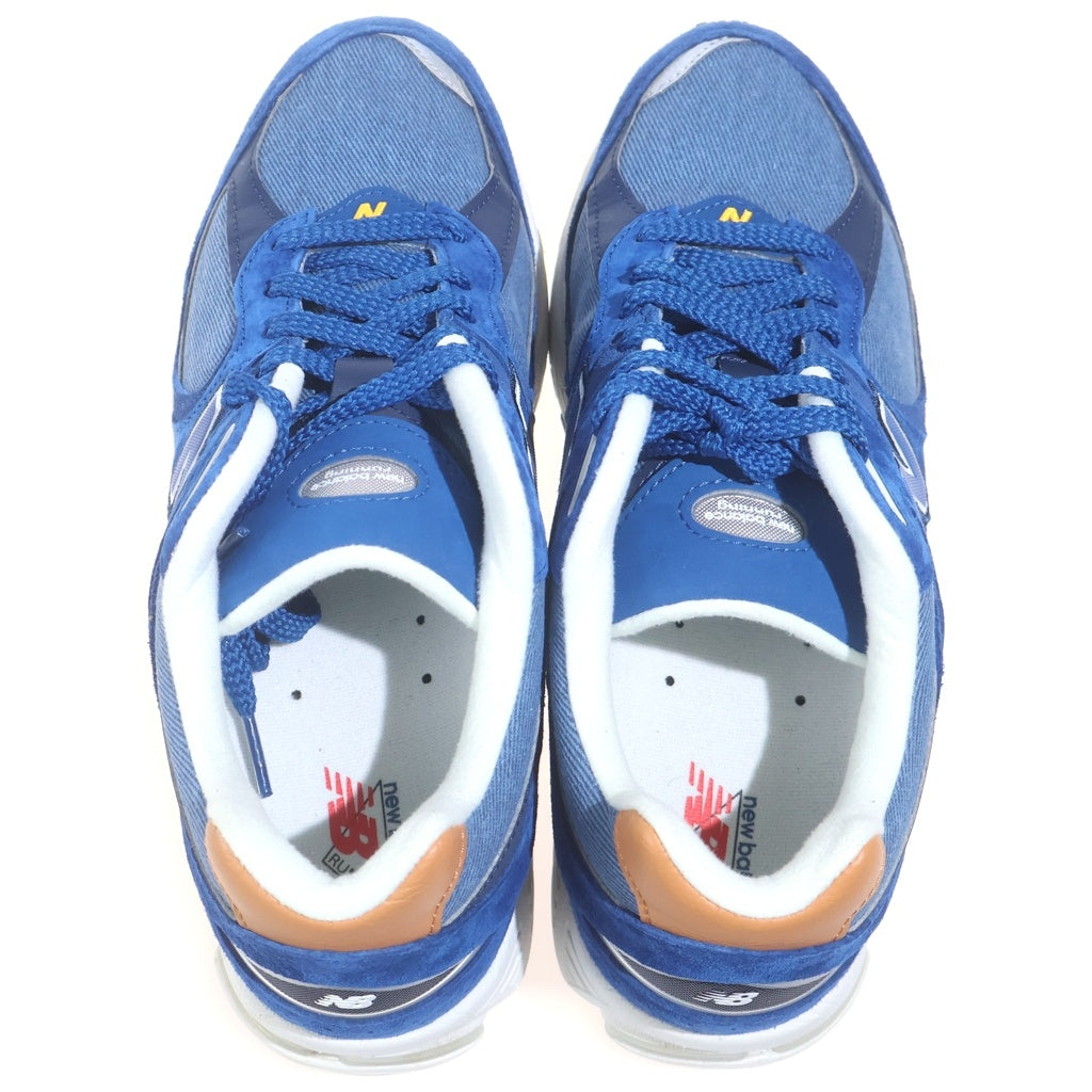 New Balance(ニューバランス) M2002REA スエードローカットスニーカー ブルー US9/27cm