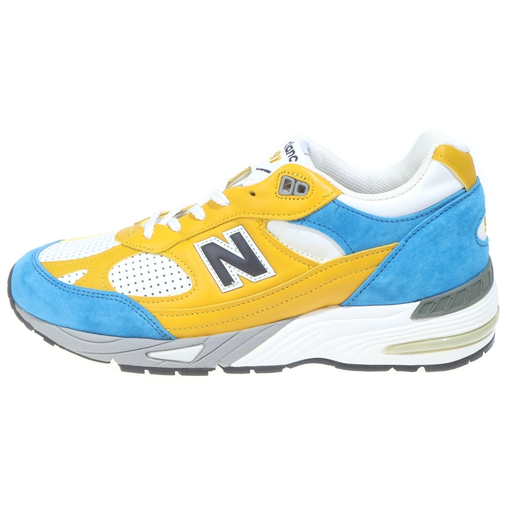 New Balance(ニューバランス) ×SNS M991EF スニーカーズエンスタッフ ローカットスニーカー イエロー/ブルー US9/27cm