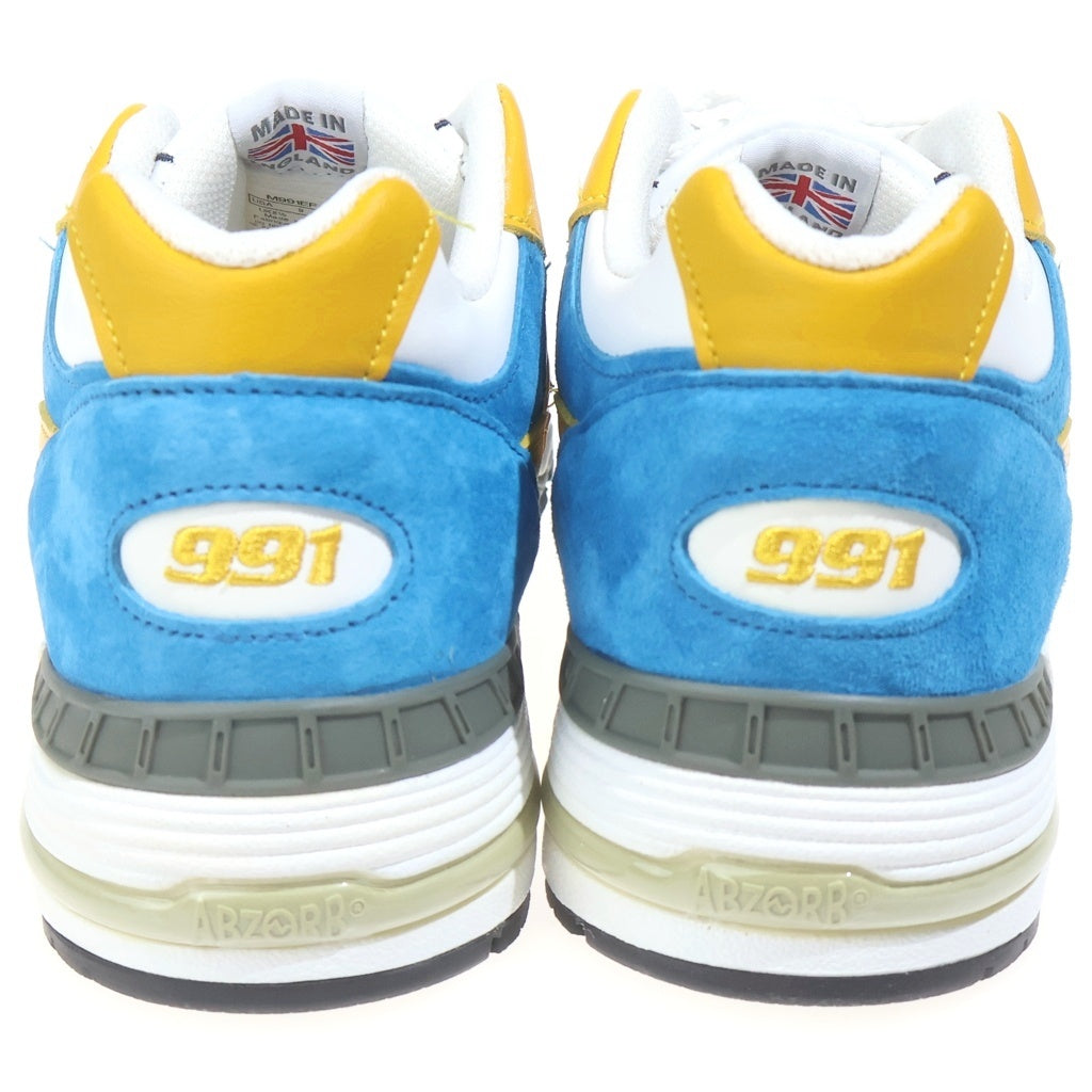 New Balance(ニューバランス) ×SNS M991EF スニーカーズエンスタッフ ローカットスニーカー イエロー/ブルー US9/27cm
