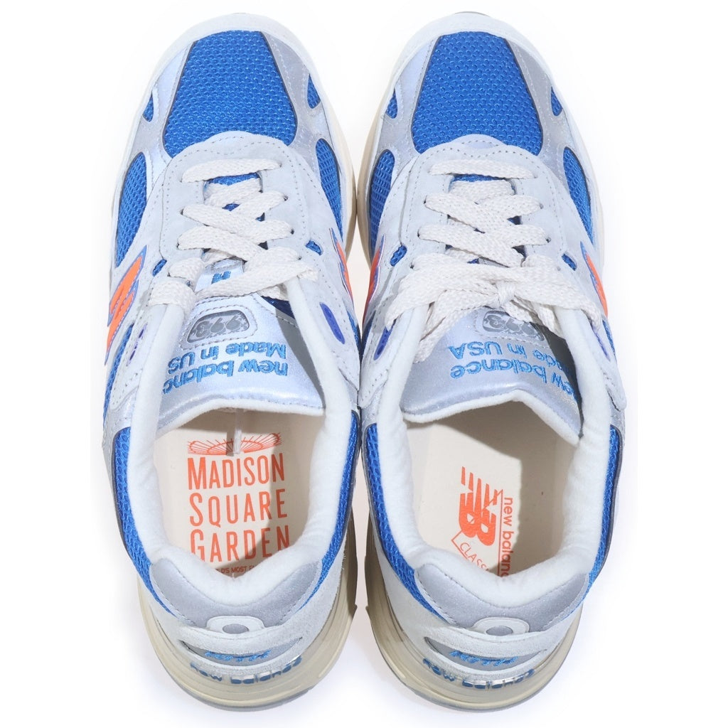 New Balance(ニューバランス) ×KITH Madison Square Garden U993MS キス マディソンスクエアガーデン ローカットスニーカー ホワイト/ブルー US9/27cm