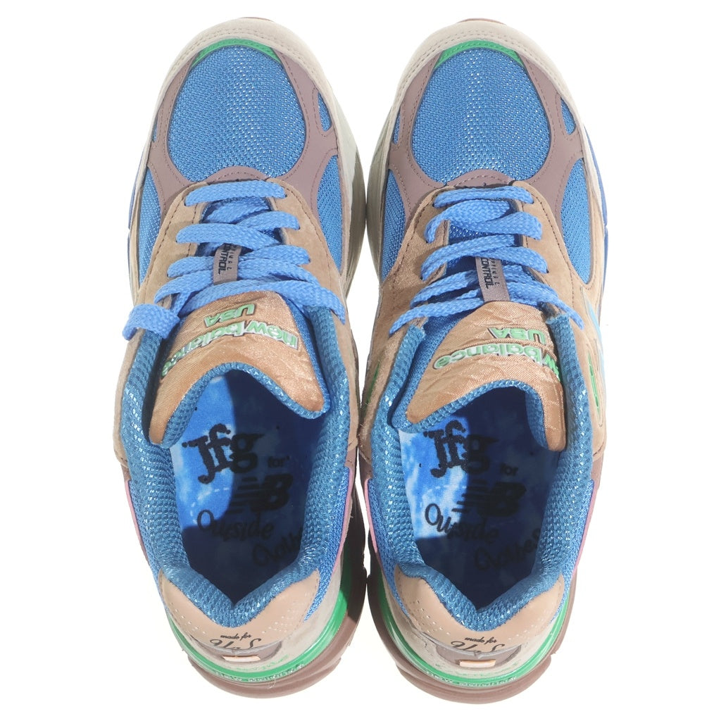 New Balance(ニューバランス) ×JOE FRESHGOODS 990V3 OUTSIDE CLOTHES ジョーフレッシュグッズ アウトサイドクローズ ローカットスニーカー ブラウン/ブルー US9cm/27cm M990JG3