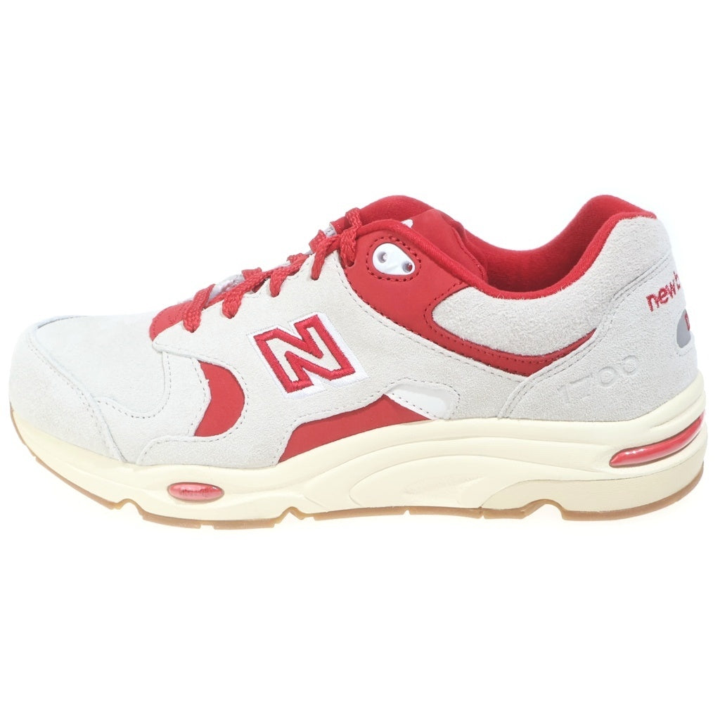 New Balance(ニューバランス) 23AW ×KITH NYC Toronto CM1700KM キス トロントオープン記念 ローカットスニーカー ベージュ/レッド US9/27cm