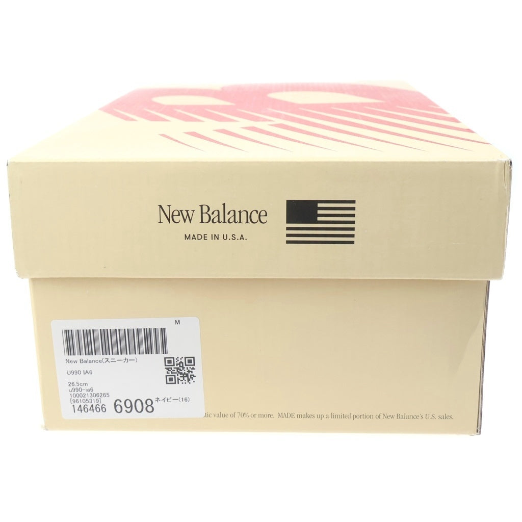 New Balance(ニューバランス) M990IA6 INKWELL インクウェル ローカットスニーカー ブルー US9/27cm