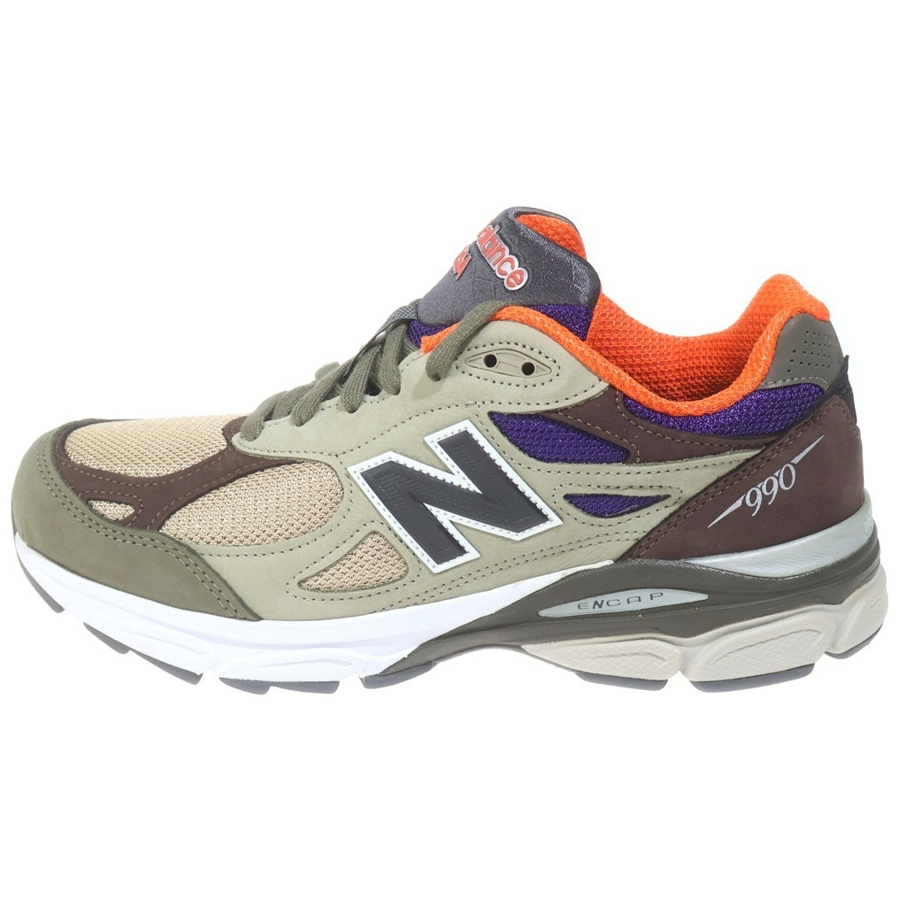 New Balance(ニューバランス) M990BT3 V3 ローカットスニーカー カーキ US9/27cm