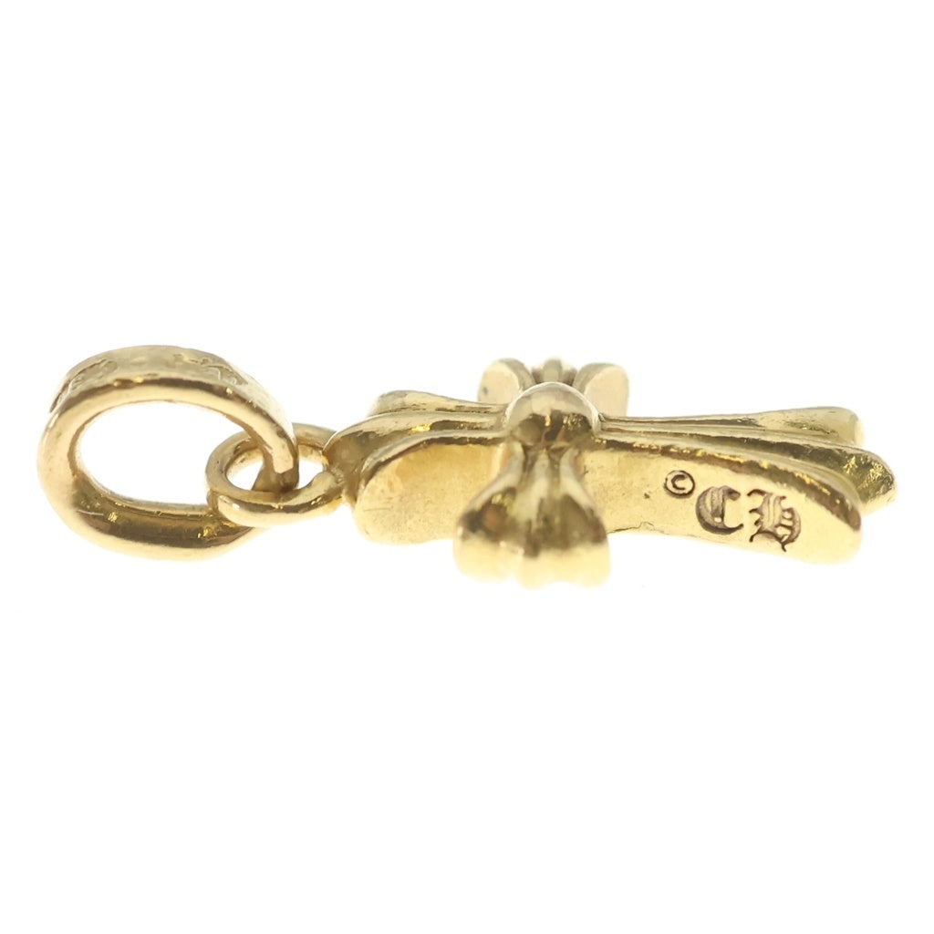 CHROME HEARTS(クロムハーツ) 22K CRS BBYFAT P/DIA ベイビーファットクロス PAVEダイヤ ペンダントトップ ゴールド BCA035