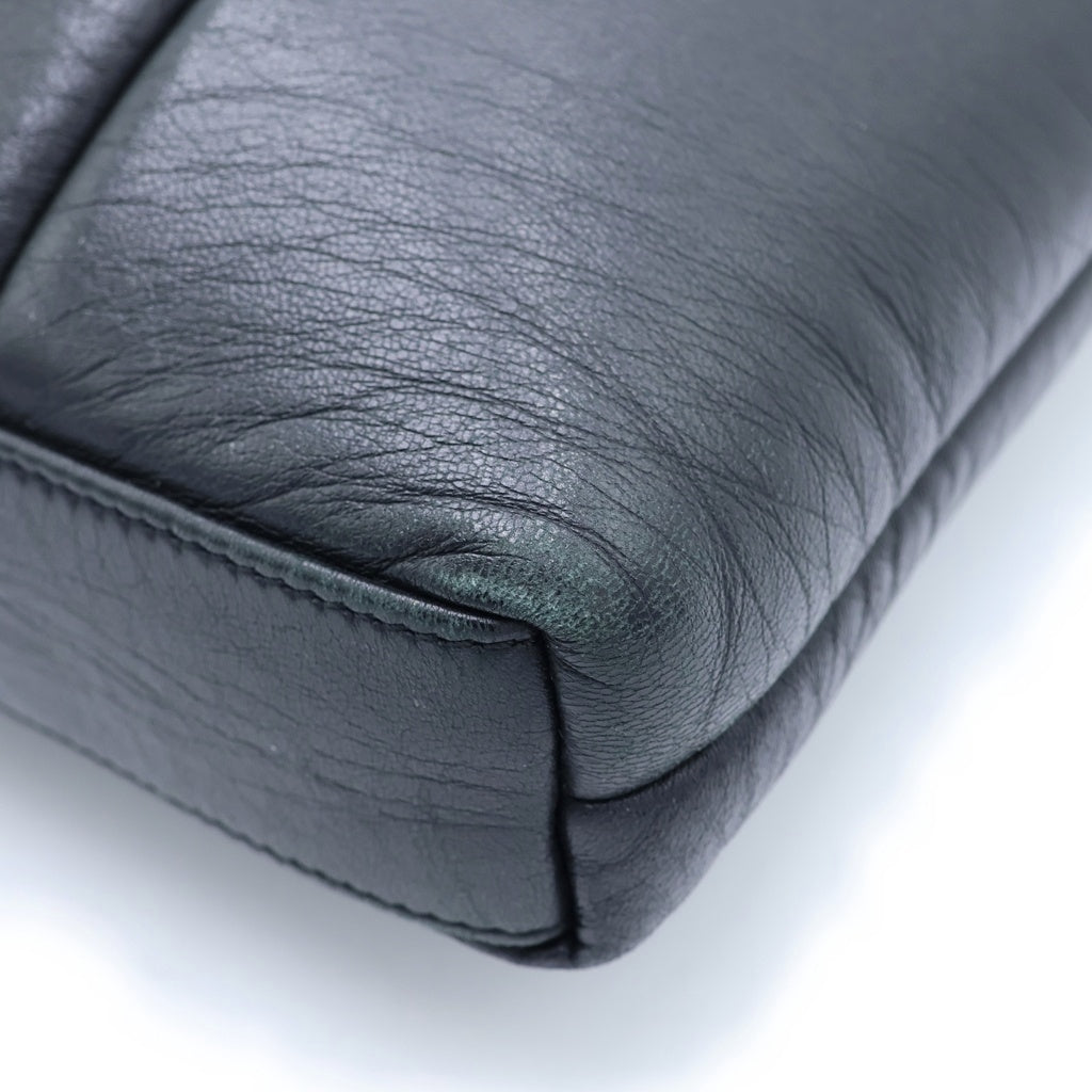dunhill(ダンヒル) コンコース ラムスキン レザー 2WAY ショルダー トート バッグ ブラック