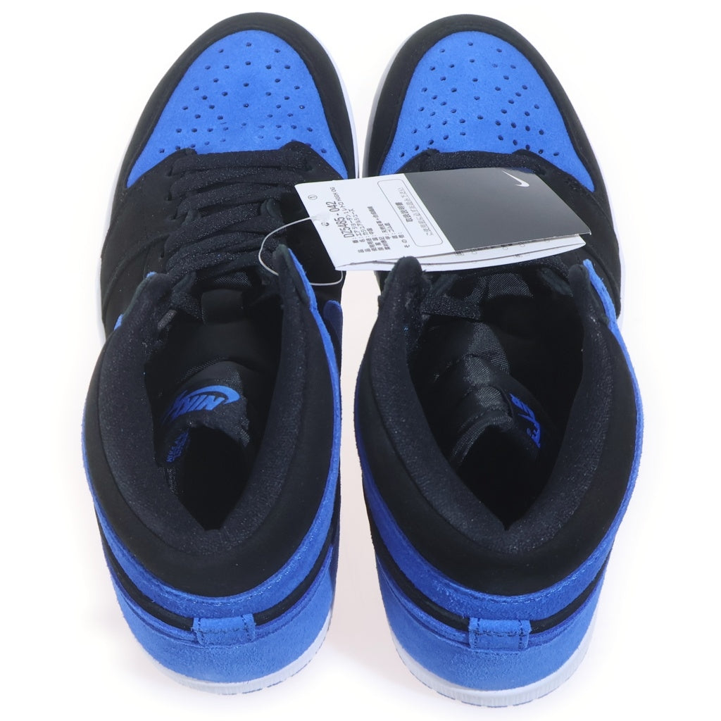 NIKE(ナイキ) AIR JORDAN1 RETRO HIGH OG ROYAL REIMAGINED DZ5485-042 エアジョーダン1 レトロ ロイヤル リイマジンド ハイカットスニーカー ブルー/ブラック US8.5/26.5cm