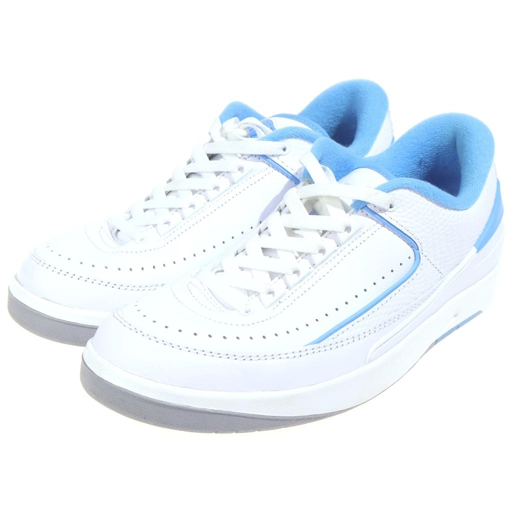 NIKE(ナイキ) AIR JORDAN 2 RETRO LOW UNIVERSITY BLUE DV9956-104 エアジョーダン2 レトロ ユニバーシティブルー ローカットスニーカー ホワイト US8.5/26.5cm