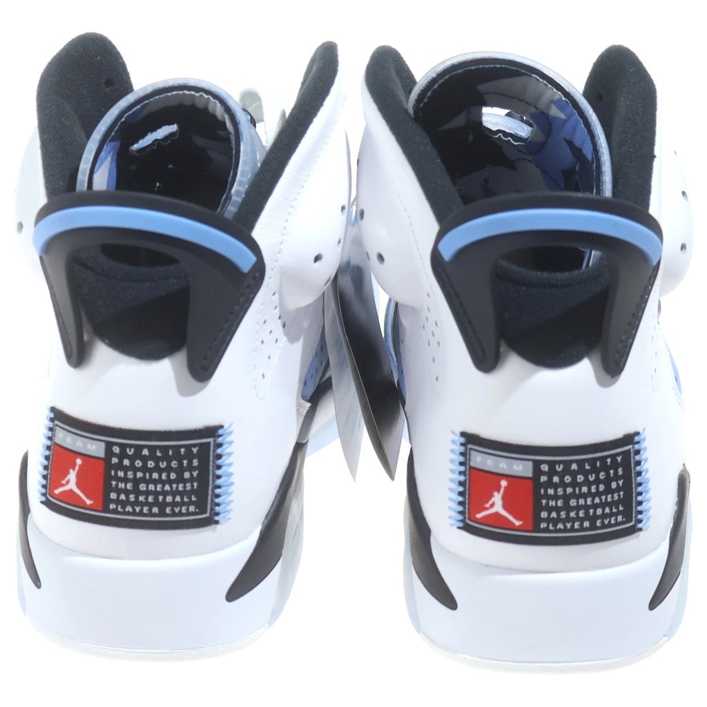 NIKE(ナイキ) AIR JORDAN 6 UNC CT8529-410 エアジョーダン6 ユニバーシティブルー ハイカットスニーカー ホワイト/ブルー US8.5/26.5cm
