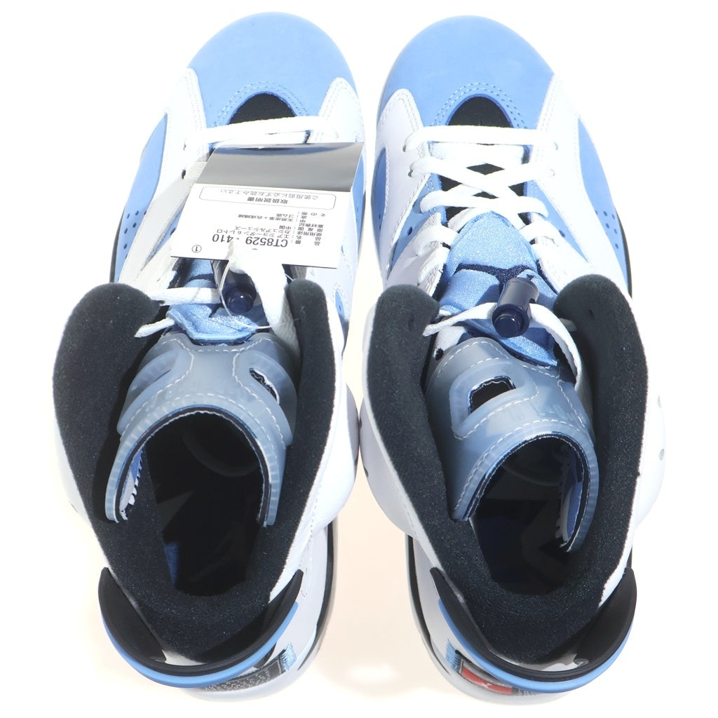 NIKE(ナイキ) AIR JORDAN 6 UNC CT8529-410 エアジョーダン6 ユニバーシティブルー ハイカットスニーカー ホワイト/ブルー US8.5/26.5cm