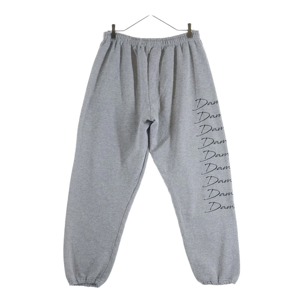 cvtvlist(カタリスト) DAMN IT PANTS ラバーロゴ プリント スウェットパンツ グレー 22SB120401