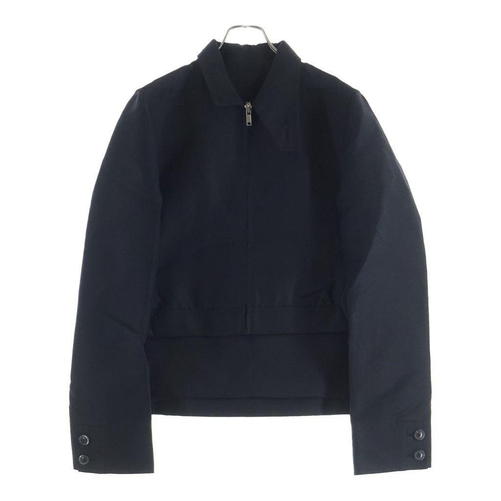 Rick Owens リックオウエンス レイヤード ブロンゾン ジップアップ ジャケット ブルゾン ブラック RR17S9713-N Rick Owens(リックオウエンス) レイヤード ブロンゾン ジップアップ