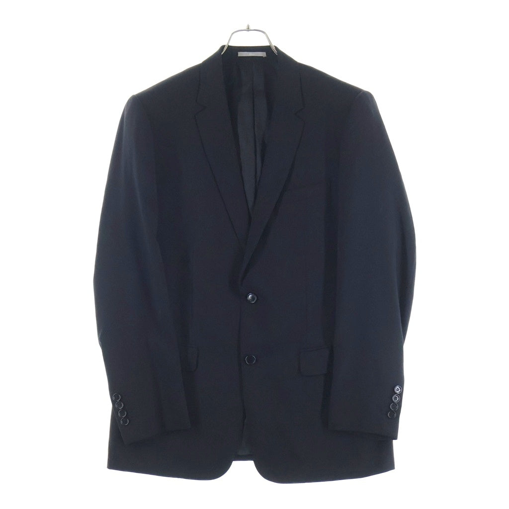 DIOR(ディオール) カシミヤ 2B テーラードジャケット スラックスパンツ セットアップ スーツ ブラック 633C720L4031