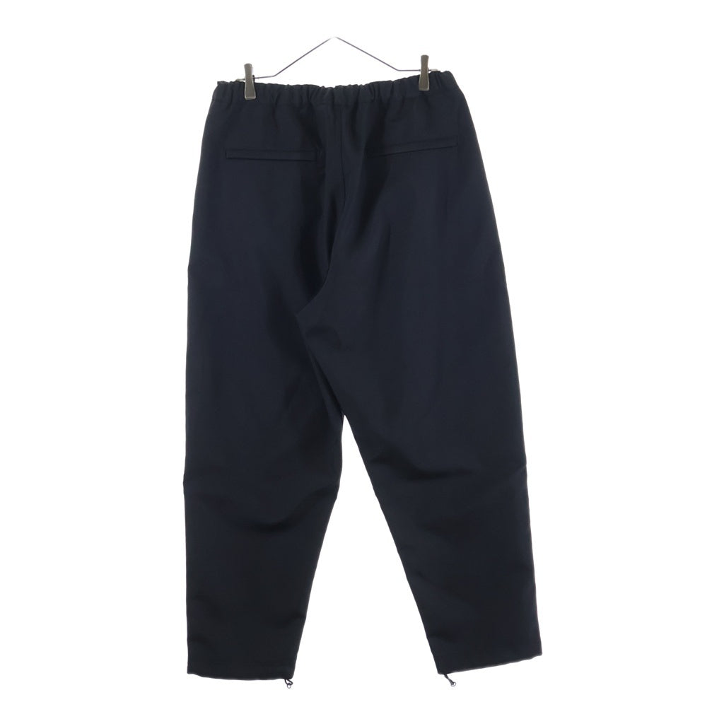 COMME des GARCONS HOMME(コムデギャルソンオム) 23AW Parachute Pants エステルマットクロス ドローコード パラシュートパンツ ブラック HL-P005 AD2023