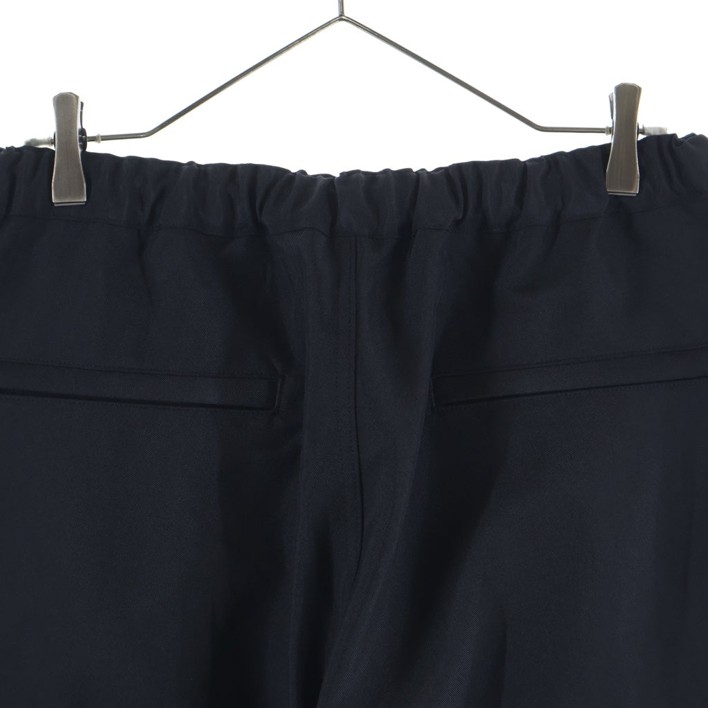 COMME des GARCONS HOMME(コムデギャルソンオム) 23AW Parachute Pants エステルマットクロス ドローコード パラシュートパンツ ブラック HL-P005 AD2023