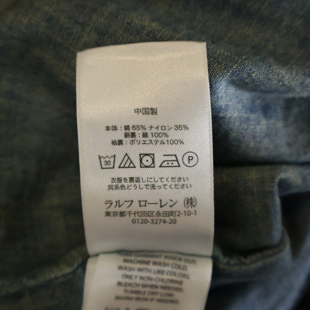 POLO RALPH LAUREN(ポロラルフローレン) M65 ワッペン ミリタリー デニム フィールドジャケット インディゴ