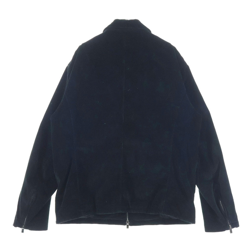 wjk(ダブルジェイケイ) Heavy Corduroy Riders ヘビーコーデュロイ ライダースジャケット ブラック 2078co29g
