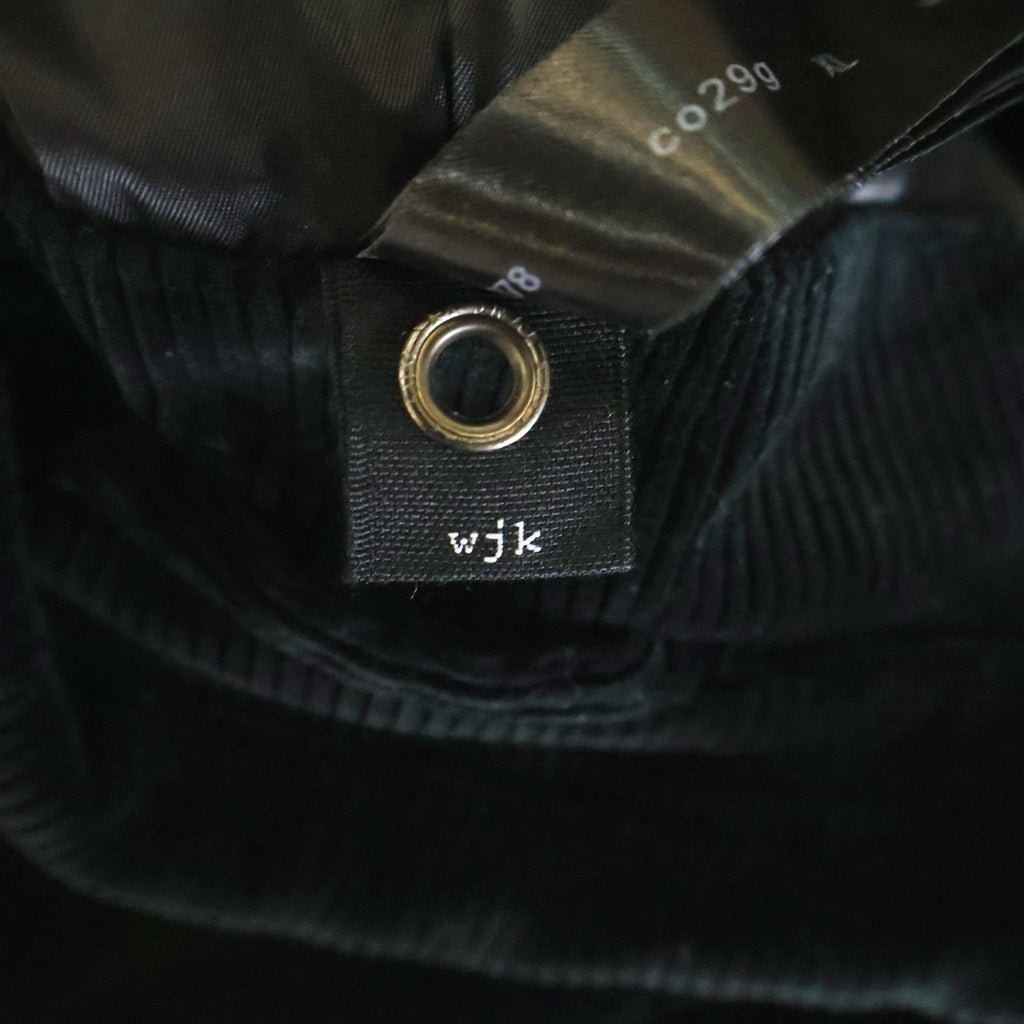 wjk(ダブルジェイケイ) Heavy Corduroy Riders ヘビーコーデュロイ ライダースジャケット ブラック 2078co29g