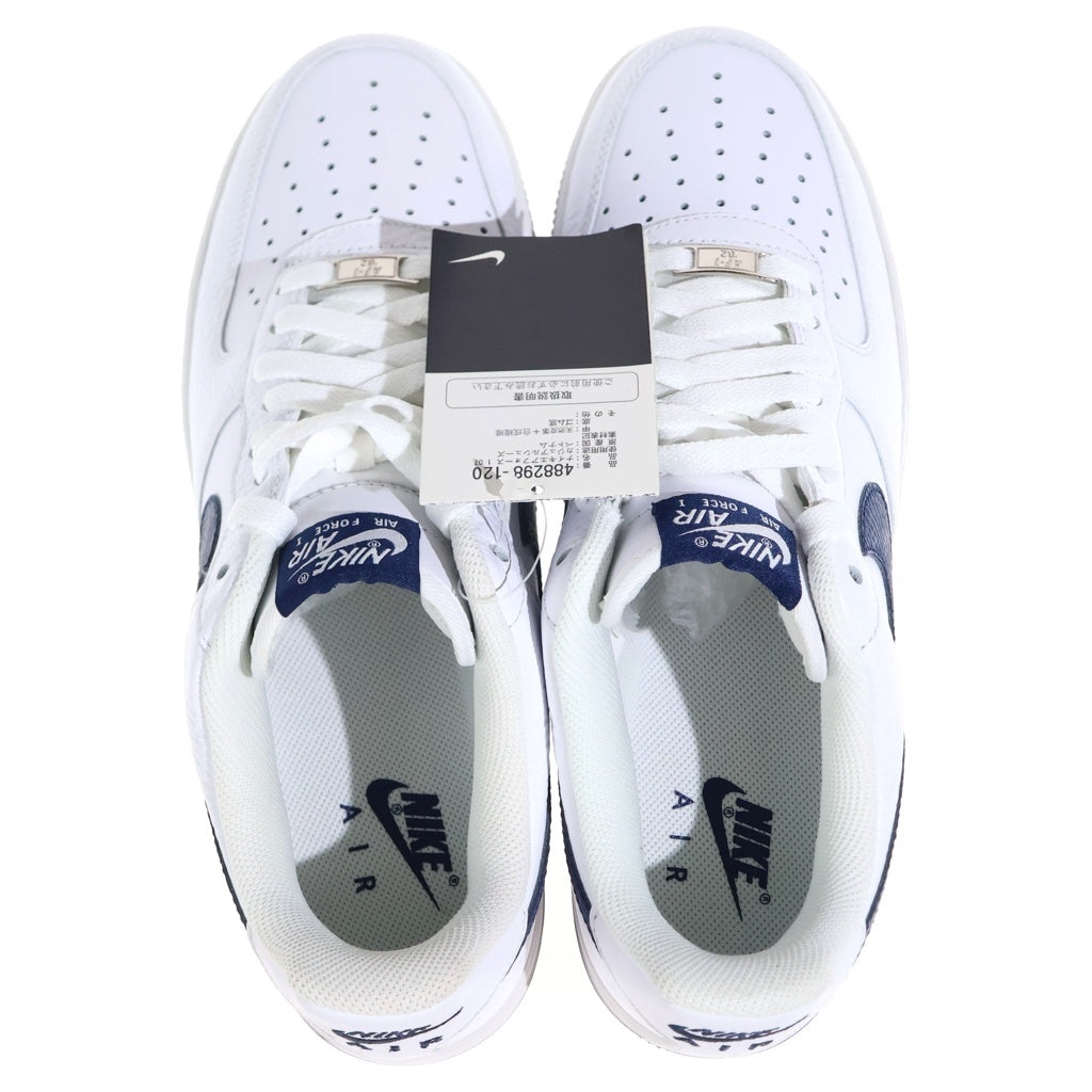 NIKE(ナイキ) AIR FORCE 1 LOW MIDNIGHT NAVY 488298-120 エアフォース1 ローカットスニーカー ホワイト/ネイビー US10/28cm